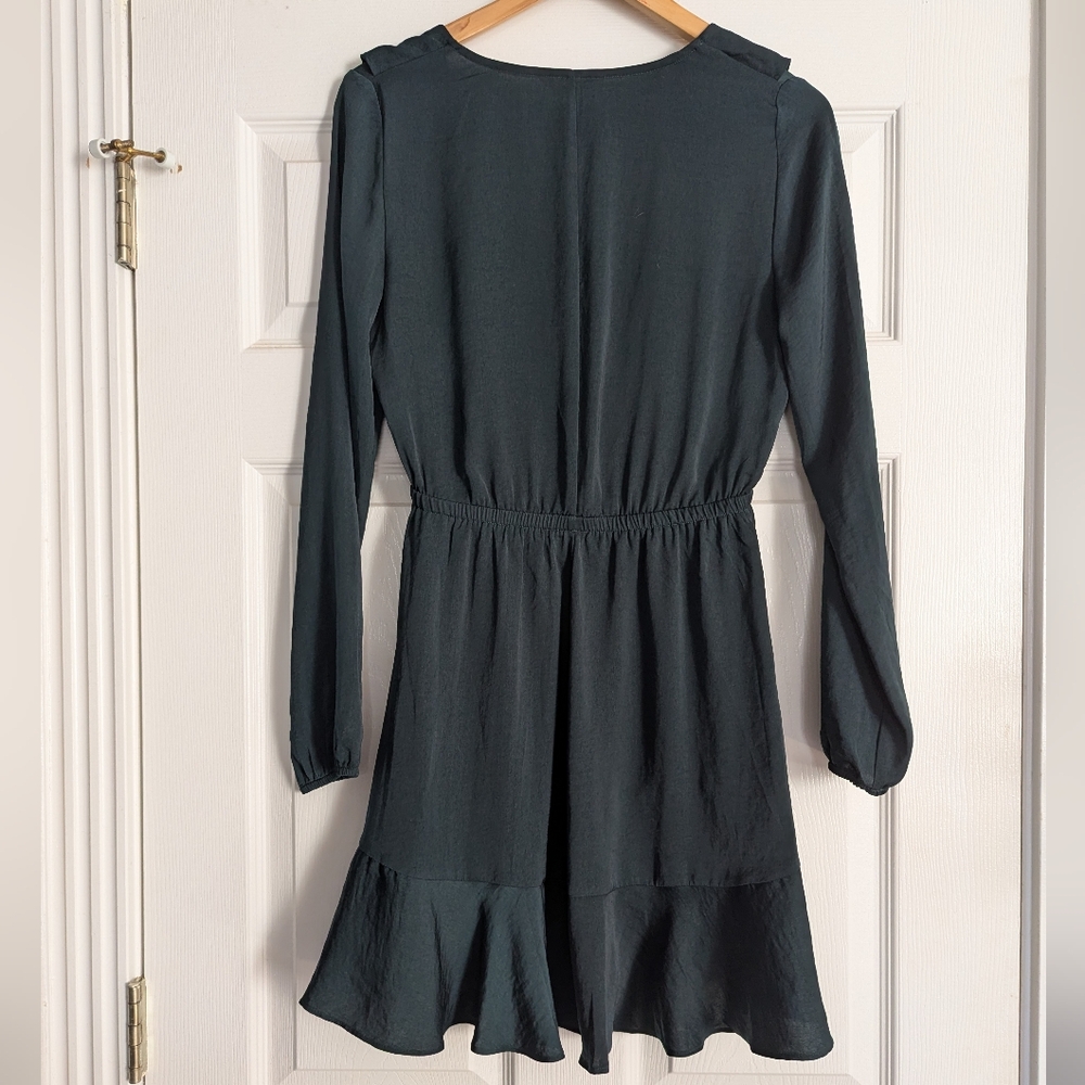 EXPRESS Ruffle Wrap Dress - Picture 5 of 8